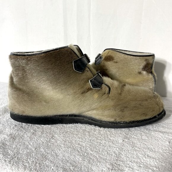 Vintage Blondo Two Buckle Seal Skin Chukka Boots 13 - Picture 8 of 14